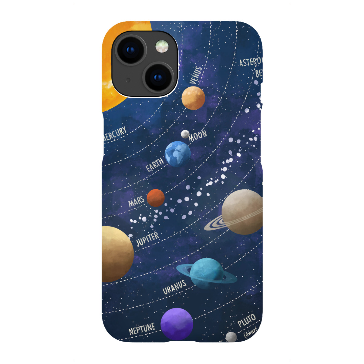 iPhone "Das Sonnensystem" Premium-Case Handyhülle artboxONE