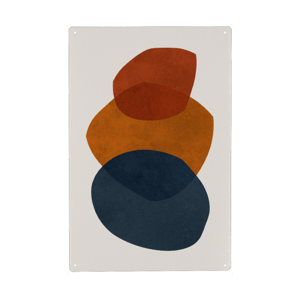 Holzbild "Bunte Boho-Formen G" artboxONE - Abstrakt,Geometrie