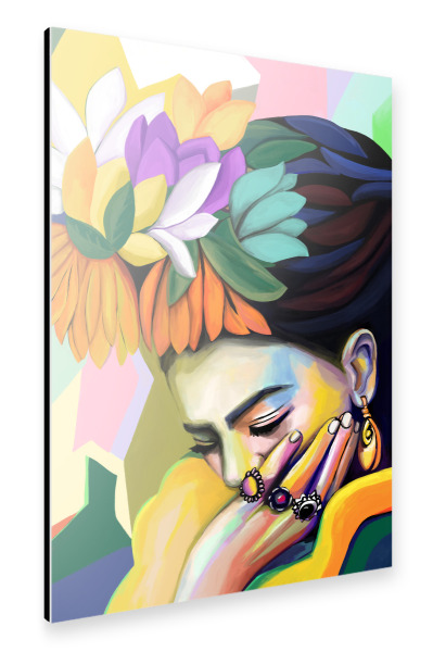 Alu-Dibond "Mexikanerin" 30x20 cm artboxONE