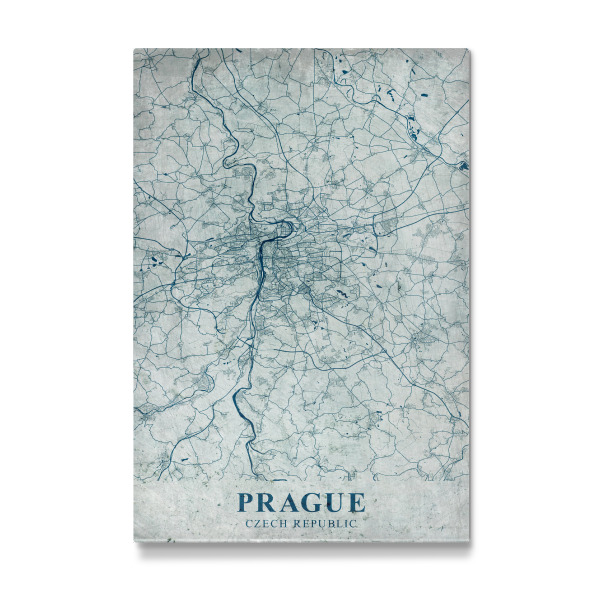 Galerie-Print "Vintage Map Prag" 30x20 cm artboxONE