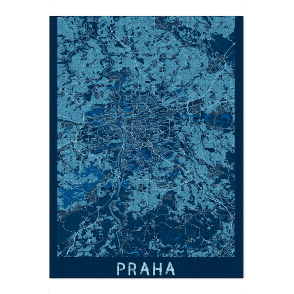 Puzzle Ravensburger "Stadtplan von Prag" artboxONE - Städte / Prag,Kartografie