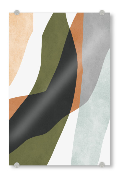 Acrylglasbild "Ausdrucksstarker Boho F" artboxONE - Abstrakt,Geometrie