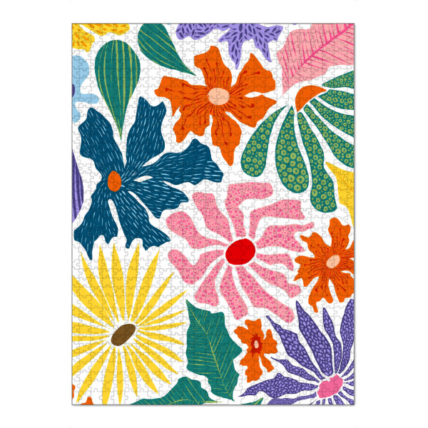 Puzzle Ravensburger "Der glückliche Garten" artboxONE - Floral,Abstrakt