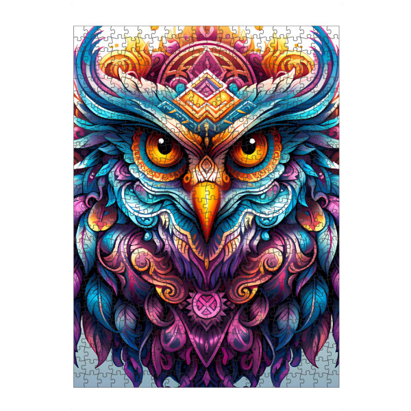 Puzzle Ravensburger "Mandala - Mystisch - Luna" artboxONE - Tiere,Abstrakt,Fiktion