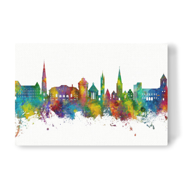 Leinwandbild "Mönchengladbach German Skyline" artboxONE - Städte