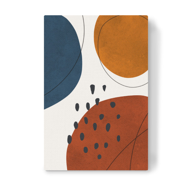 Leinwandbild "Bunte Boho-Formen F" artboxONE - Abstrakt,Geometrie