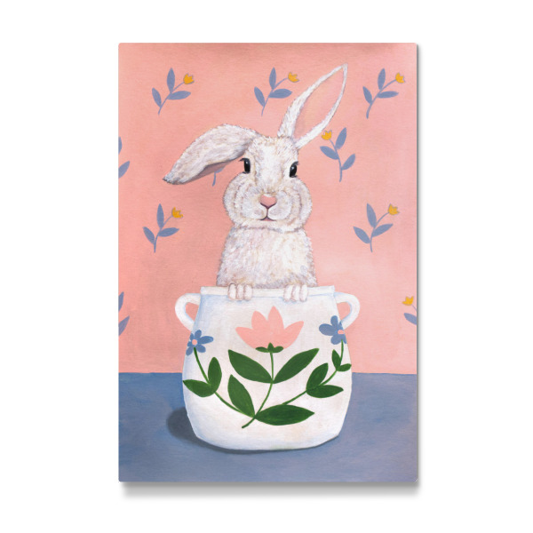 Galerie-Print "Kaninchen in einem Topf" 30x20 cm artboxONE