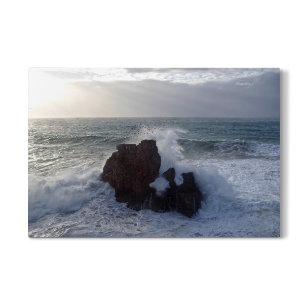 Galerie-Print "Fels vor der Küste Portugals" 30x20 cm artboxONE