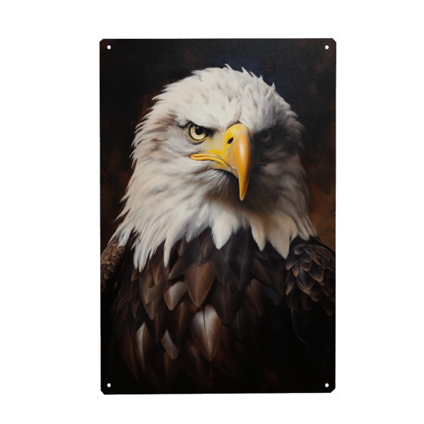 Holzbild "Adler aus nächster Nähe" artboxONE - Natur,Tiere
