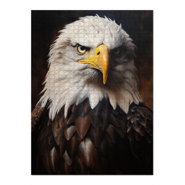 Puzzle Ravensburger "Adler aus nächster Nähe" artboxONE - Natur,Tiere