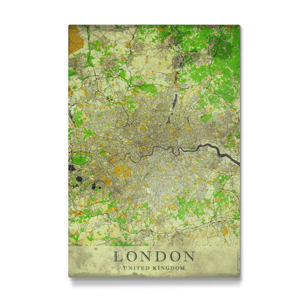 Galerie-Print "London Vintage City Map" 30x20 cm artboxONE