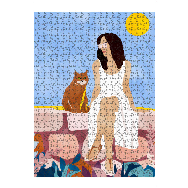 artboxONE Puzzle "Butterscotch" artboxONE - Tiere,Menschen