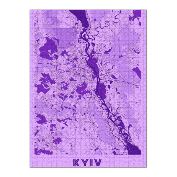 Puzzle Ravensburger "CityMap von Kiev" artboxONE - Städte / Weitere,Kartografie