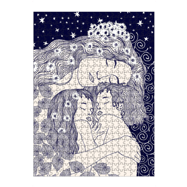 artboxONE Puzzle "Mutter und Kinder" artboxONE - Für Kinder,Für Mama,Für Papa