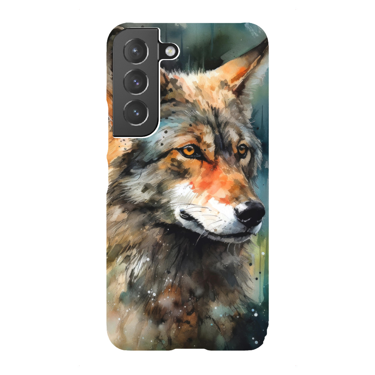 Samsung Galaxy "Wolf Tierkunst D" Premium-Case Handyhülle artboxONE