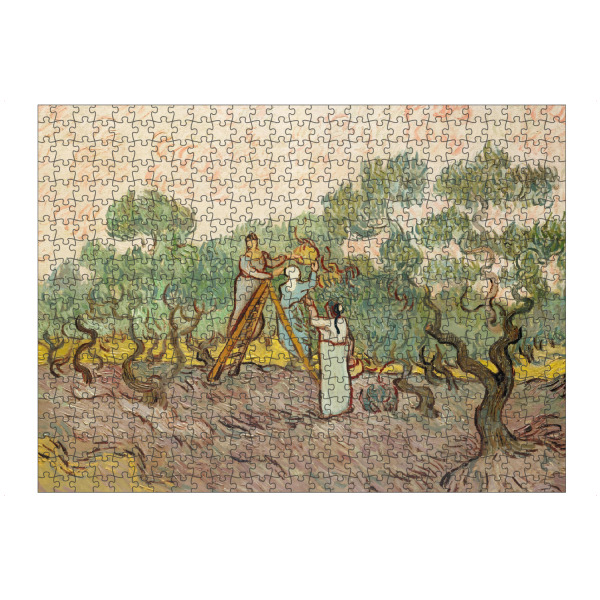 Puzzle Ravensburger "Frauen pflücken Oliven" artboxONE - Natur,Reise,Reise / Länder,Für Mama,Für Papa