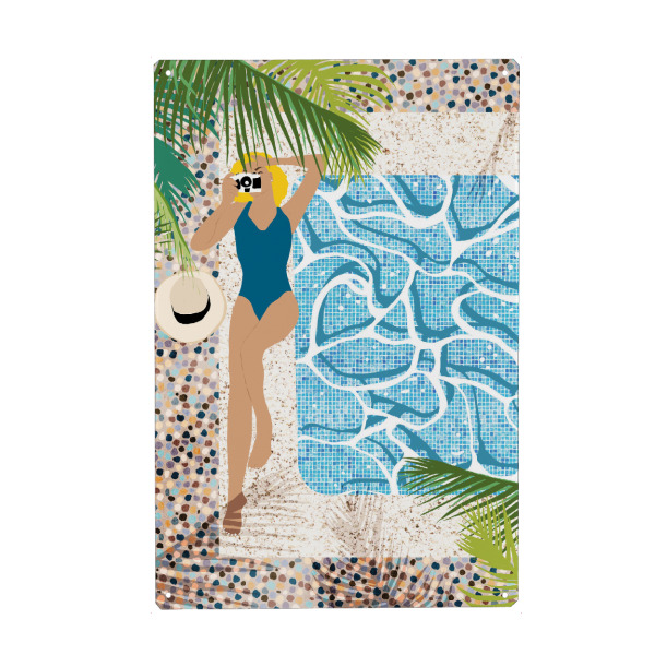 Metall Poster "Klicken" artboxONE - Menschen,Reise / Strand und Meer