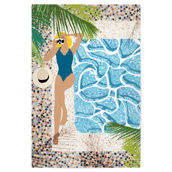 Poster "Klicken" artboxONE - Menschen,Reise / Strand und Meer
