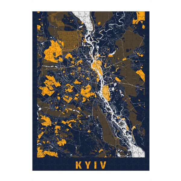 artboxONE Puzzle "Kiev City Map" artboxONE - Städte / Weitere,Kartografie