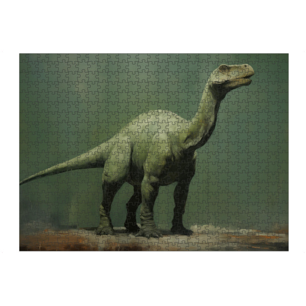 Puzzle Ravensburger "Apatosaurus" artboxONE - Natur,Tiere - Apatosaurus,Kunst,Groß,Leinwand,Dino,Dinosaurier,öl,Farbe,Gemälde,Rex - Bild apatosaurus