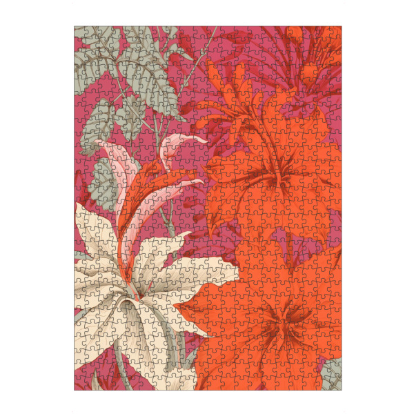 artboxONE Puzzle "Lilien Garten" artboxONE - Natur,Floral,Abstrakt