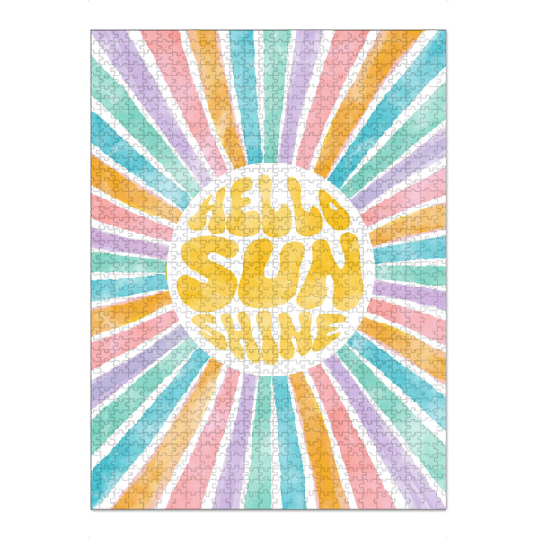 Puzzle Ravensburger "Sonnenschein-Zitat" artboxONE - Für Kinder,Abstrakt