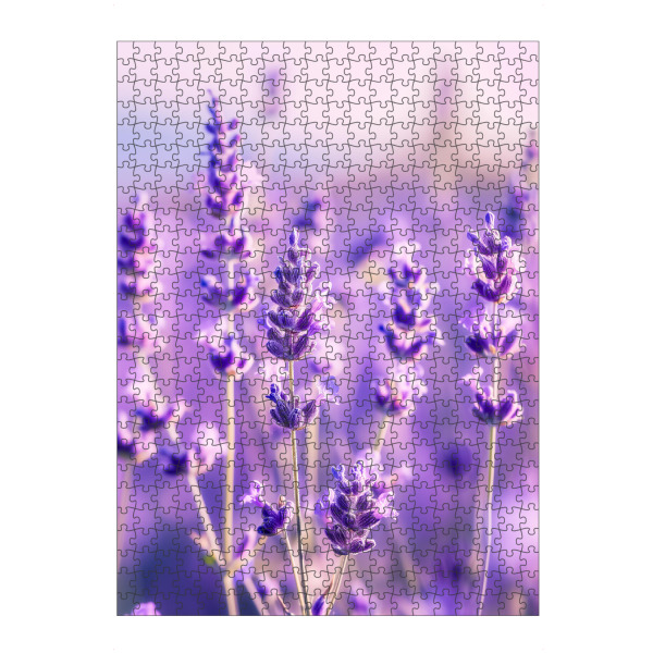 Puzzle Ravensburger "Lavendelglow" artboxONE - Floral,Liebe,Ultraviolet