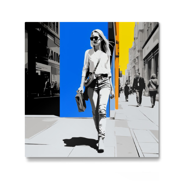 Galerie-Print "ZÜRICH FASHION WALK" 30x30 cm artboxONE