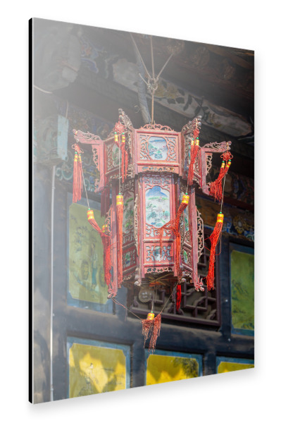 Alu-Dibond "Historische Chinesische Laterne" 30x20 cm artboxONE