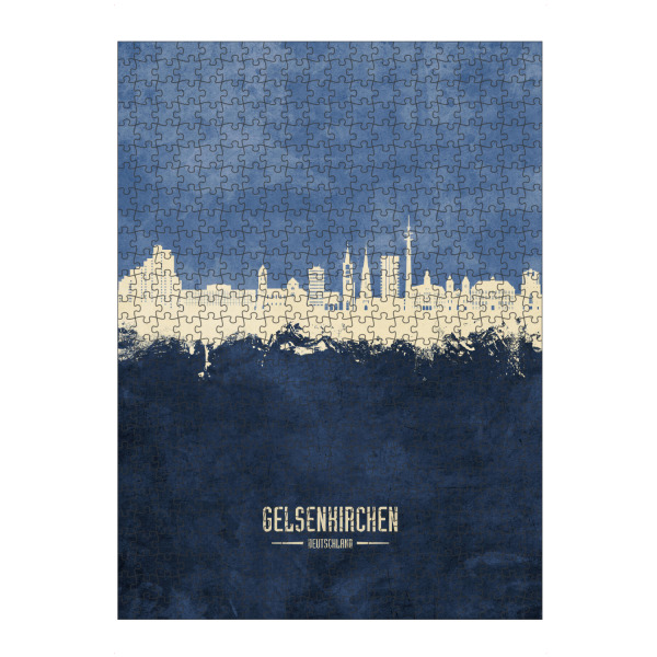 Puzzle Ravensburger "Gelsenkirchen Skyline Marine" artboxONE - Städte