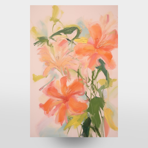 Peach Love Flowers
