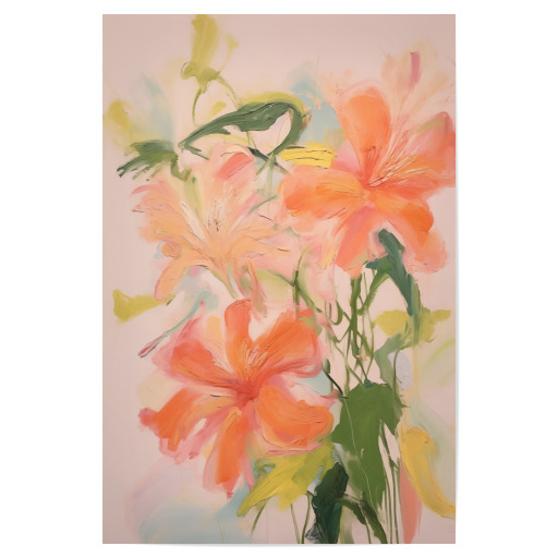 Peach Love Flowers