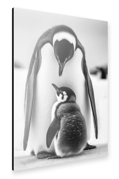 Alu-Dibond "Kaiserpinguin" 30x20 cm artboxONE