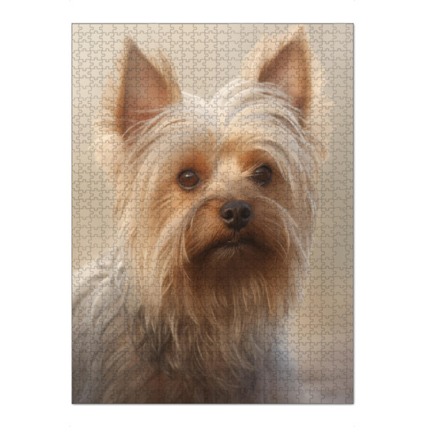 Puzzle Ravensburger "Porträtfoto eines Terriers" artboxONE - Tiere