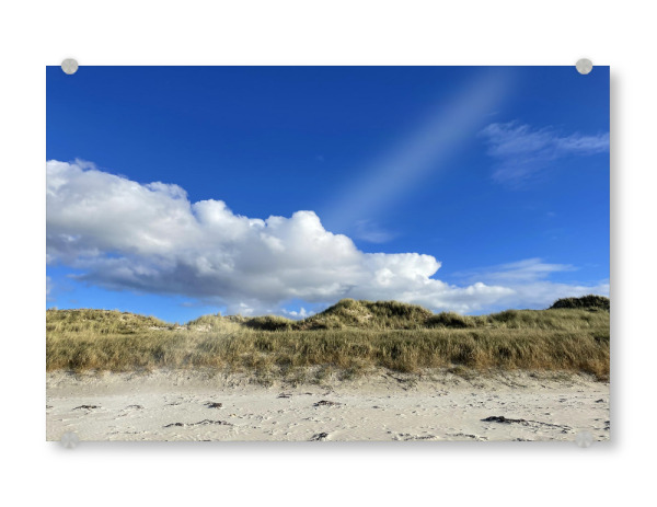 Acrylglasbild "Strand und Dünen auf Sylt" artboxONE - Natur,Reise,Reise / Strand und Meer