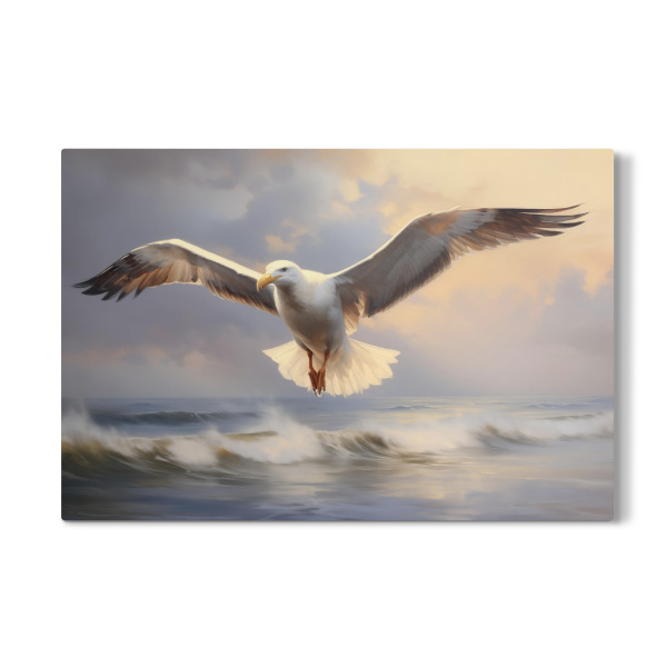 Galerie-Print "Fliegende Möwe Nahaufnahme" 30x20 cm artboxONE