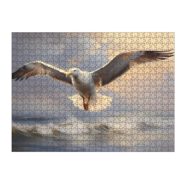 artboxONE Puzzle "Fliegende Möwe Nahaufnahme" artboxONE - Natur,Tiere