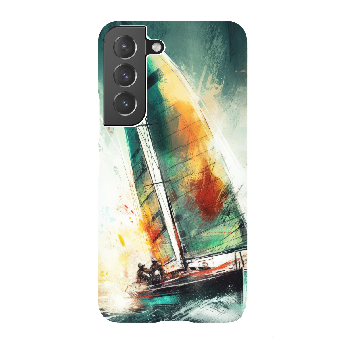 Samsung Galaxy "Yacht-Rennboote K" Premium-Case Handyhülle artboxONE