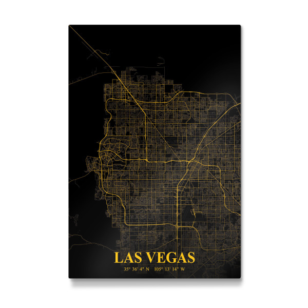 Galerie-Print "City Map Las Vegas" 30x20 cm artboxONE