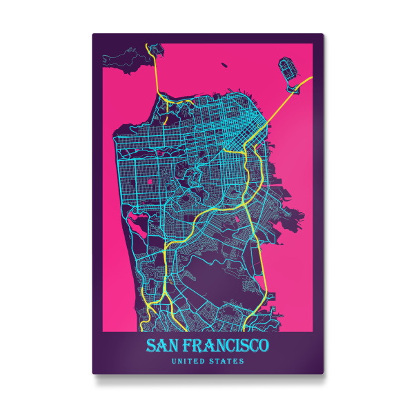 Galerie-Print "San Francisco City Wandbild" 30x20 cm artboxONE