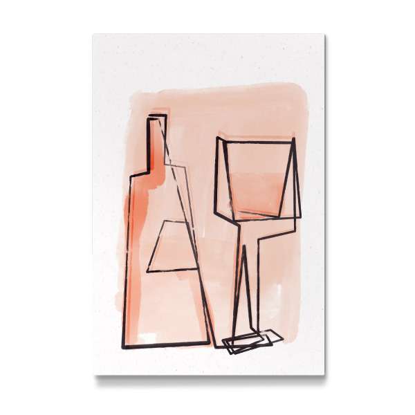 Galerie-Print "Glas Und Flasche" 30x20 cm artboxONE