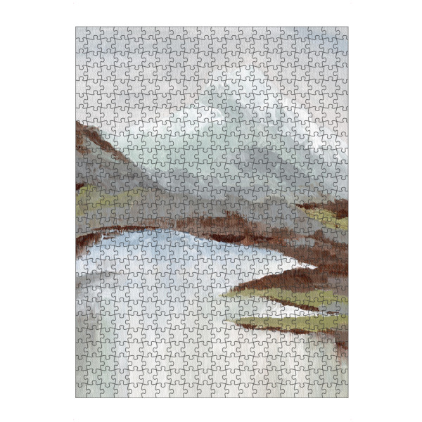 artboxONE Puzzle "Mountain bliss" artboxONE - Natur,Reise,Abstrakt,Für Mama,Für Papa