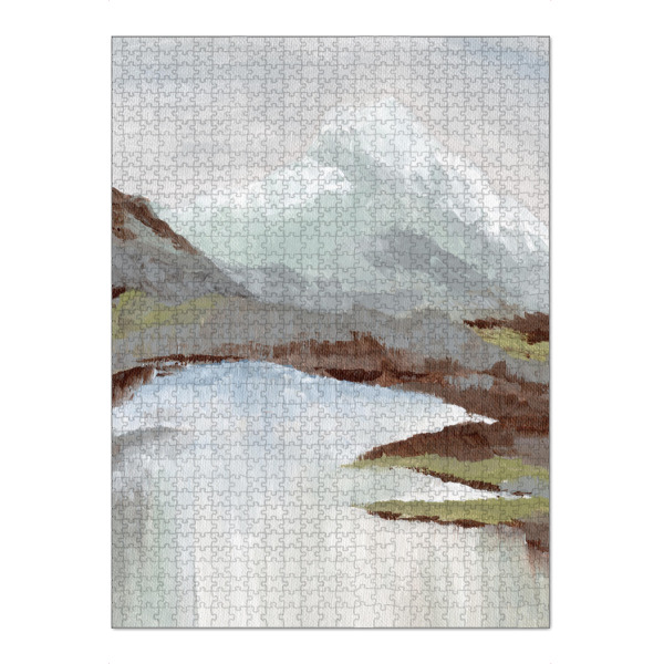 Puzzle Ravensburger "Mountain bliss" artboxONE - Natur,Reise,Abstrakt,Für Mama,Für Papa