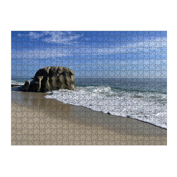 artboxONE Puzzle "Großer Felsen am Strand" artboxONE - Natur,Reise,Reise / Strand und Meer