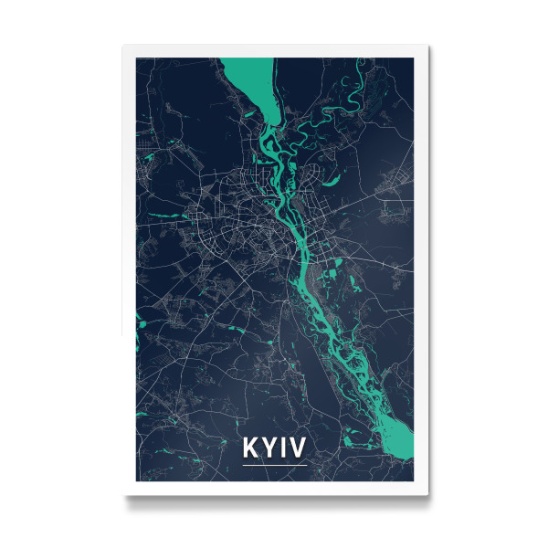 Galerie-Print "Kiew CityMap" 30x20 cm artboxONE