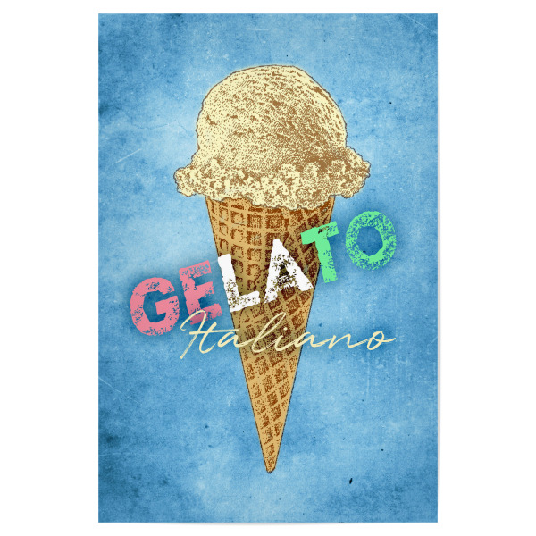 Poster "Gelato italiano" artboxONE - Reise,Essen & Trinken,Reise / Länder