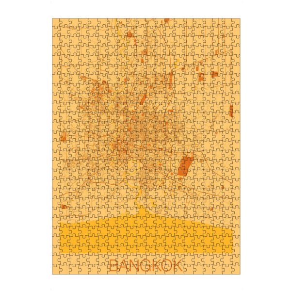 Puzzle Ravensburger "Stadtkarte Bangkok" artboxONE - Städte / Weitere,Kartografie