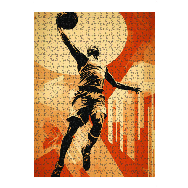 artboxONE Puzzle "Basketball Vintage Retro (matart)" artboxONE - Sport