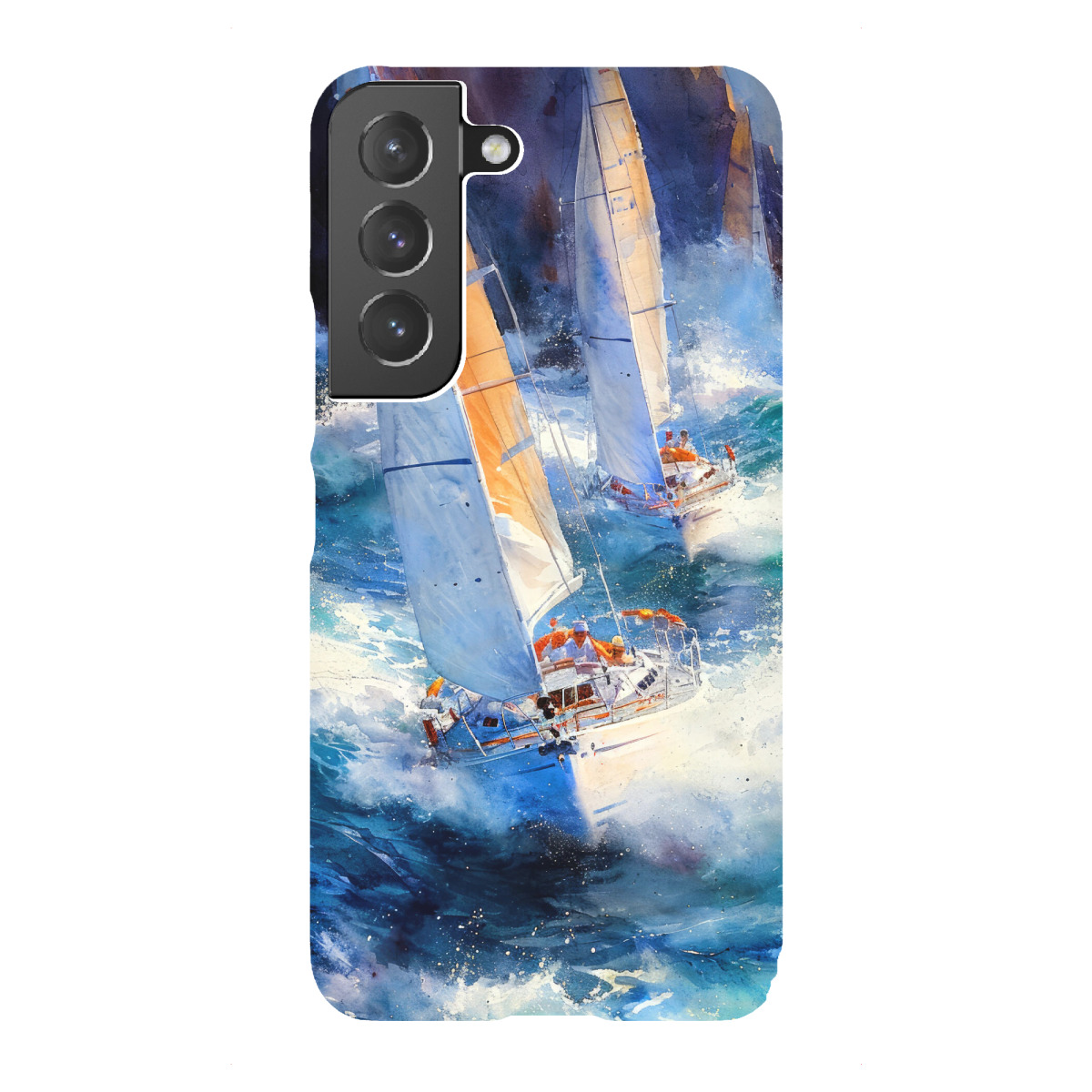 "Yacht-Rennboote J"für Samsung Galaxy - Premium-Case Handyhülle artboxONE
