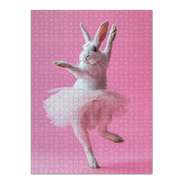 Puzzle Ravensburger "Balerina-Kaninchen" artboxONE - Tiere,Lustig